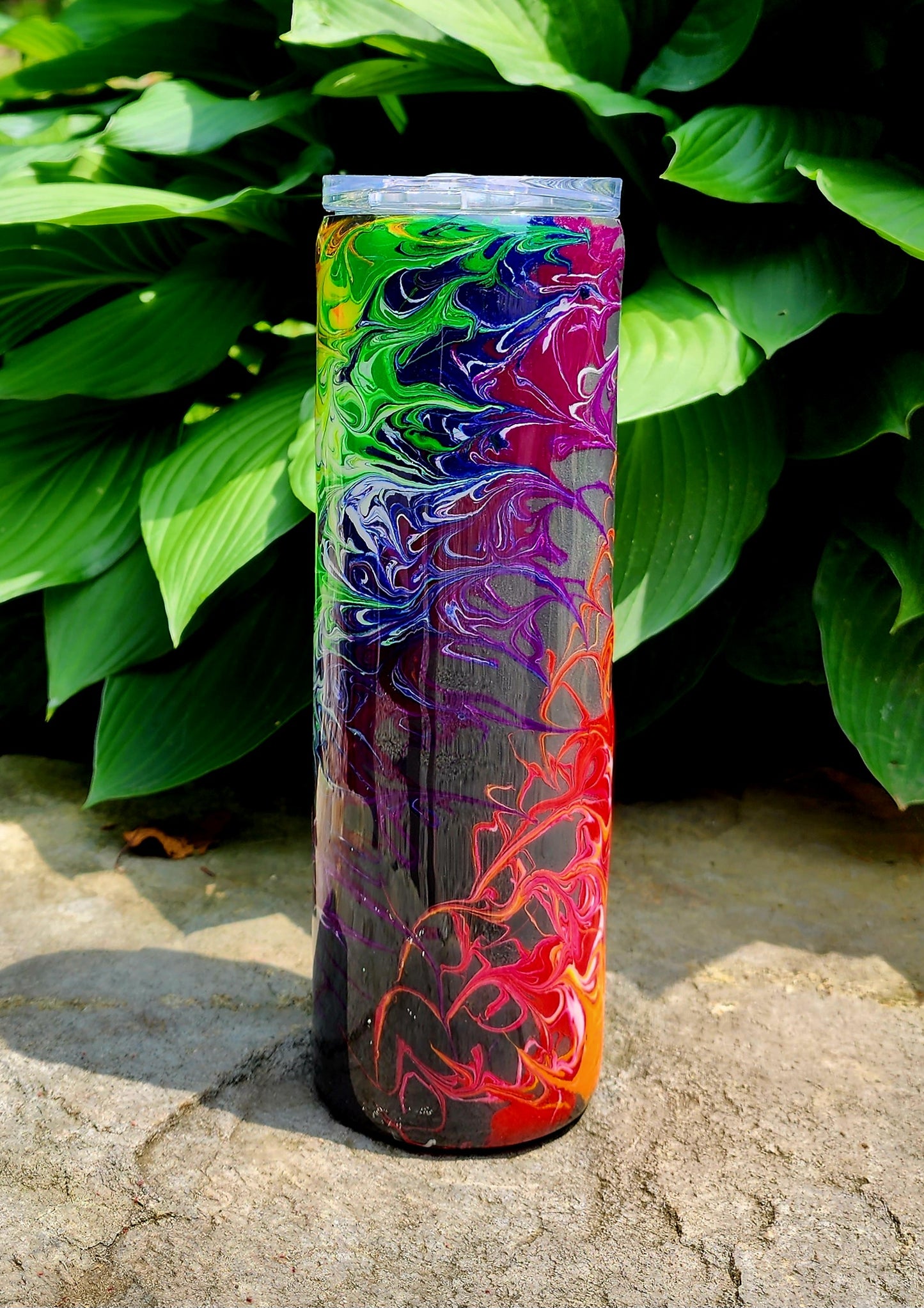 Boujee Jen Rainbow - 30 oz Skinny Tumbler