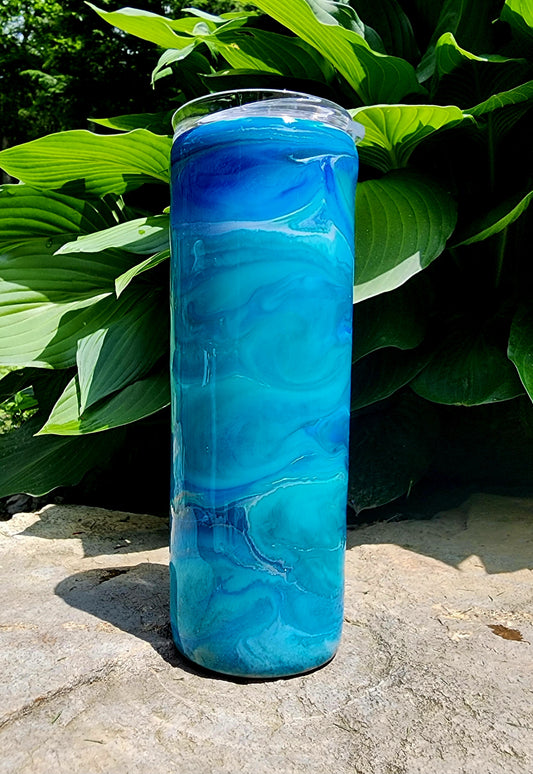 Tara Blue- 20 oz Skinny Tumbler