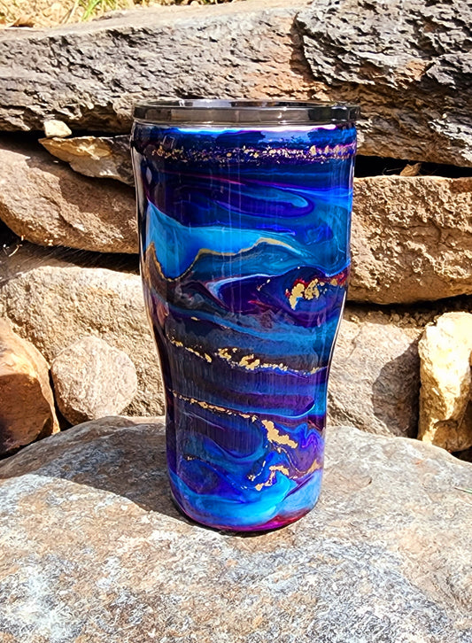 24 Oz Modern Curve Tumbler With Handle 