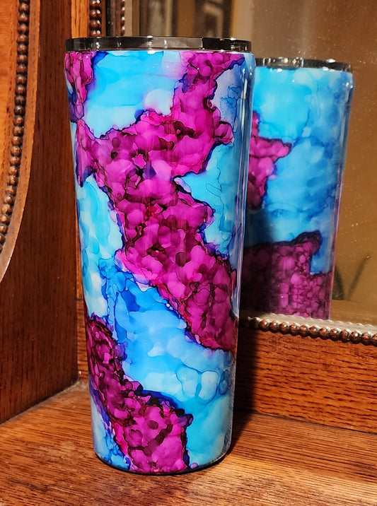 Lisa at the Lake - 22 oz Slim Tumbler